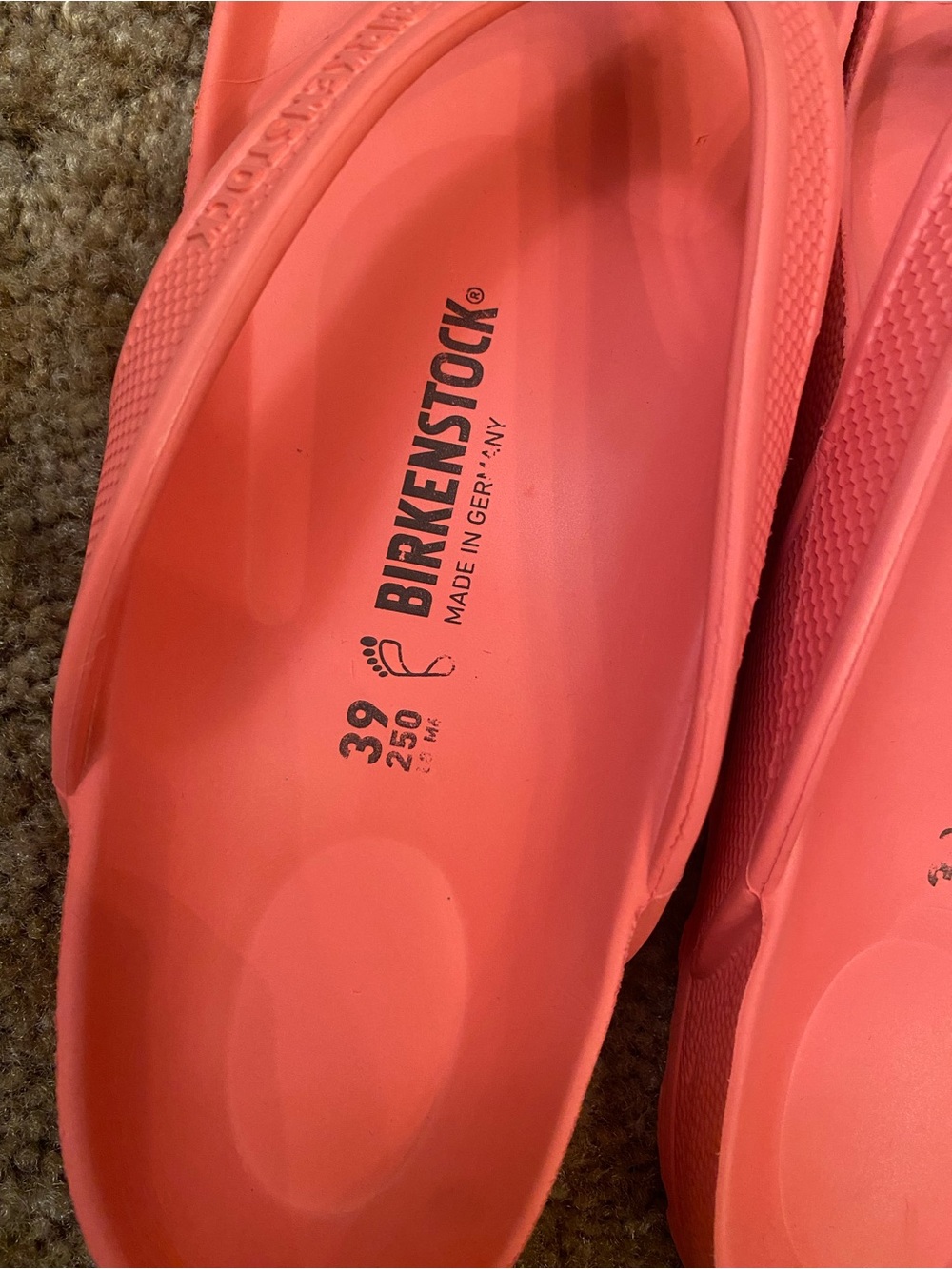 Birkenstock Coral-Pink EVA Thong Sandals - Picture 3 of 8